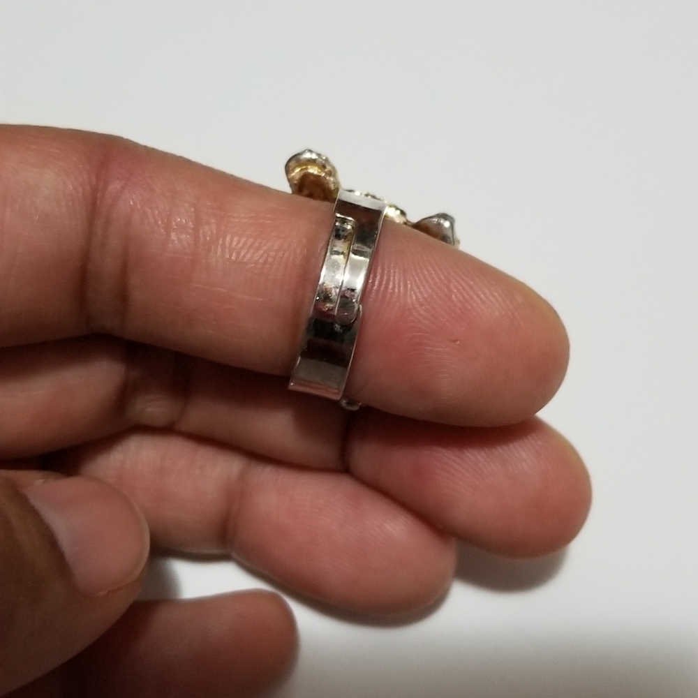 Turtle rhinestone ring - Picture 3 of 7